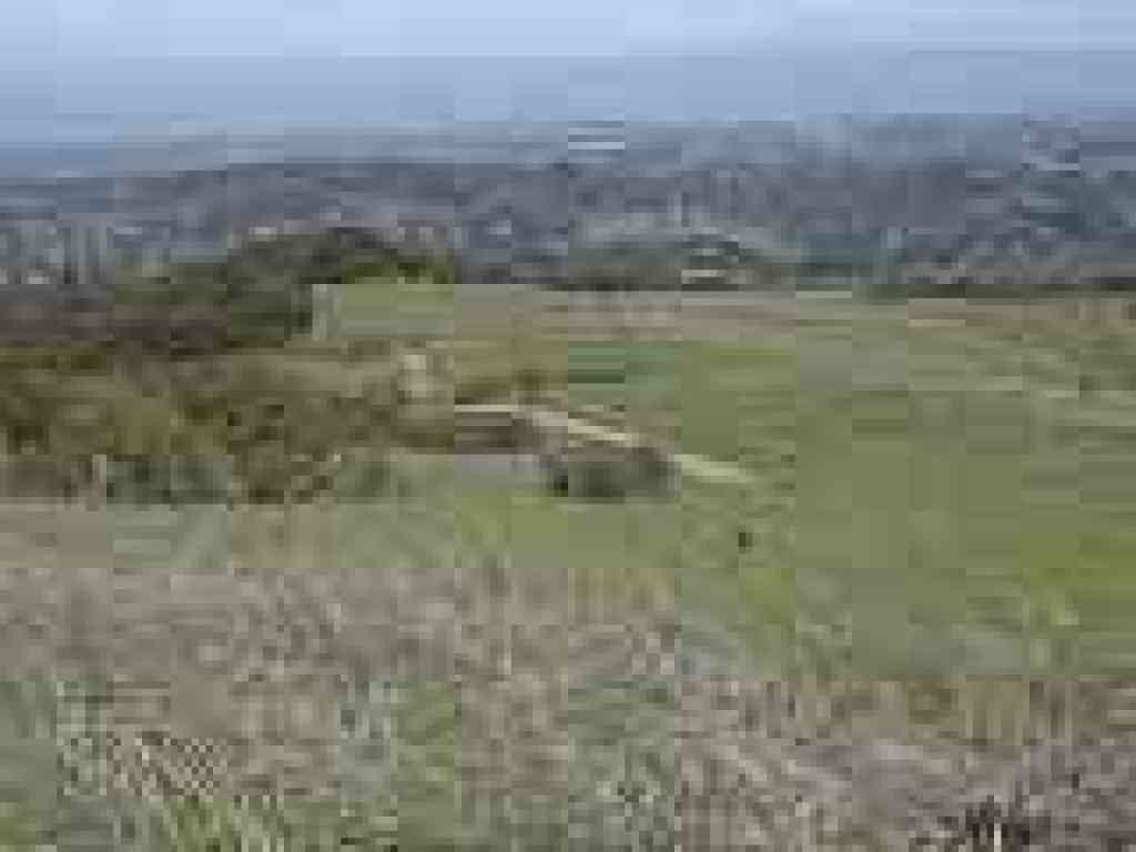 View downhill